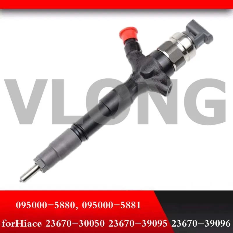 Подлинный COMMON RAIL дизельный инжектор для DE-NSO TOYOTA 2KD-FTV HIACE TURBO 23670-30050 095000-5880 095000-5881 23670-39095