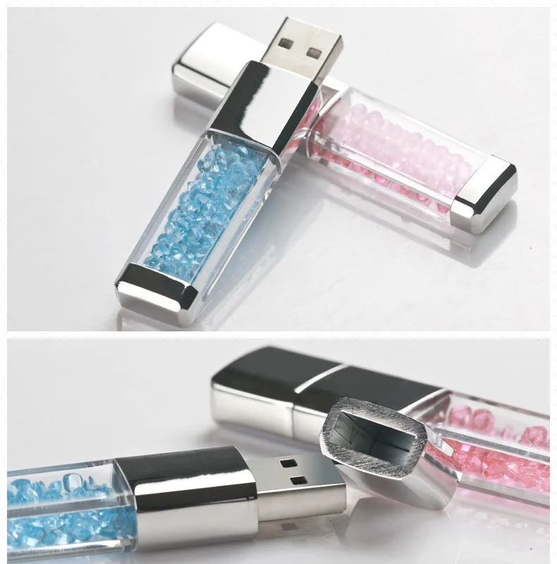 Мини USB флэш накопитель Алмазный бизнес флешка Имитация Алмазная ручка 4 ГБ 8 г 16
