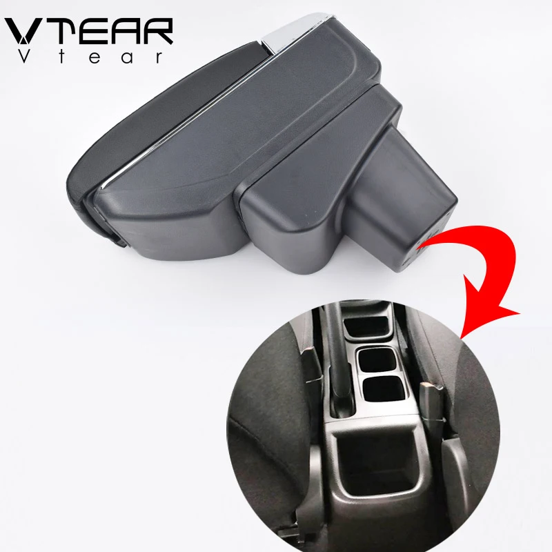 Vtear для Suzuki vitara сузуки витара подлокотник кожаный автомобильный подлокотник usb интерфейс коробка для хранения поднятый подстаканник внутренняя центральная консоль