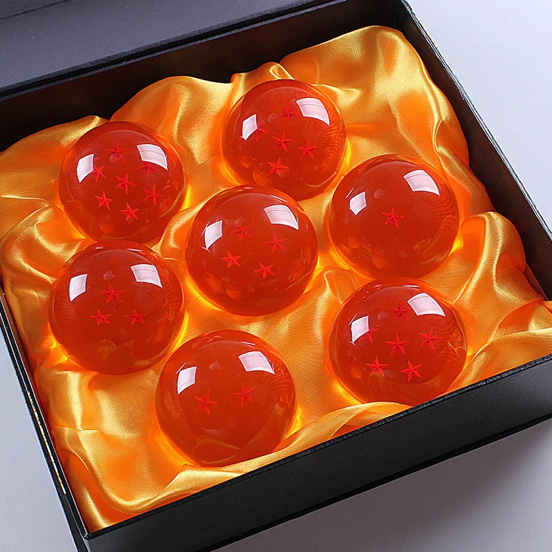 Хрустальные шарики Dragon Ball 7 см 5 шт./компл. экшн фигурка из ПВХ игрушка высокого