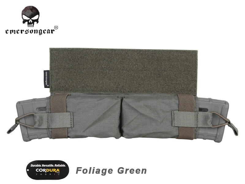 Foliage Green Emerson Шестерни боковая Выдвижная подсумок M4 Molle тактический магнитный крюк и петля с Шестерни EM9044 Мультикам цвет black Coyote коричневый - Цвет: Foliage Green