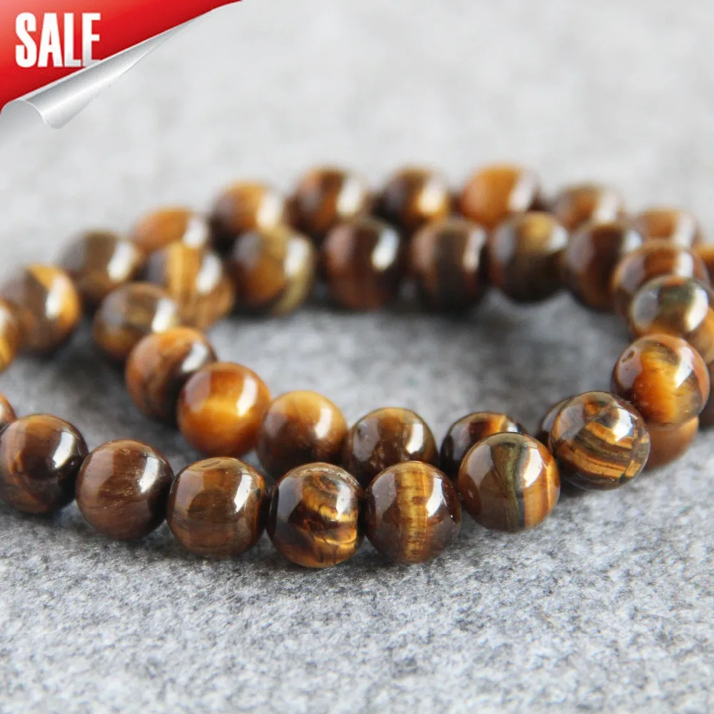 Новинка 10 мм тигр глаз камень Бусины желтый тигровый свободные DIY бусины 15 дюймов