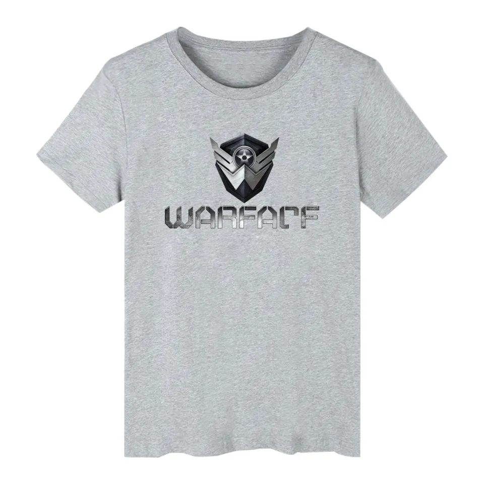 LUCKYFRIDAY Warface Фитнес футболка для мужчин camisa masculina короткий рукав черная футболка Warface логотип мужские футболки XXS-4XL