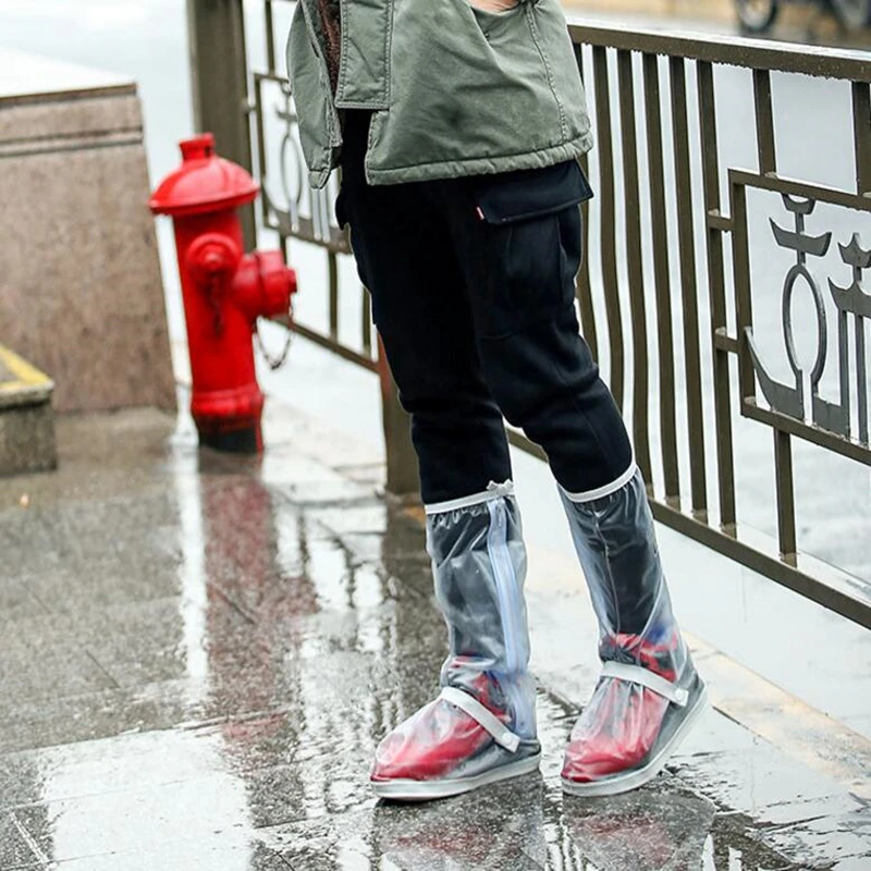 

CKAHSBI Men Women Shoes Cover Cycling Bike Waterproof Thick Wear-Resistant Non-Slip Outdoor Travel Reusable Covers Thick Bottom