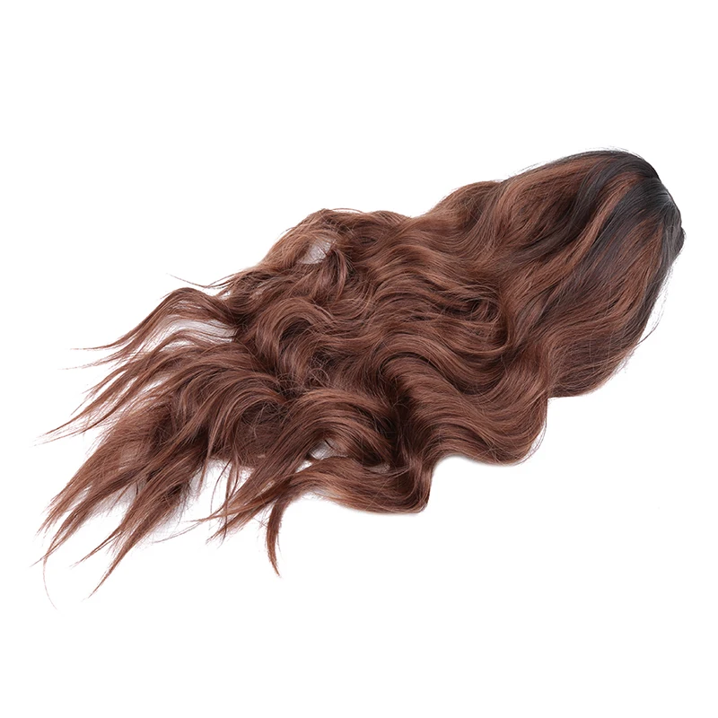 65 см длина парик волна высокая температура волокно Синтетические длинные парики