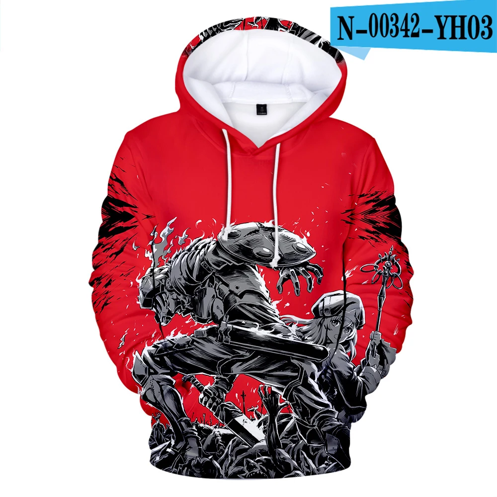 3D Модные толстовки Goblin Slayer Comic fashion Горячие 3D толстовки для мужчин и женщин Осень Зима повседневные Goblin Slayer толстовки с изображением героев комиксов - Цвет: 3D