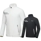 Весна-Осень 2020, мужские куртки для гольфа, водонепроницаемая Повседневная куртка на молнии для мужчин, ветрозащитная одежда для гольфа D0953