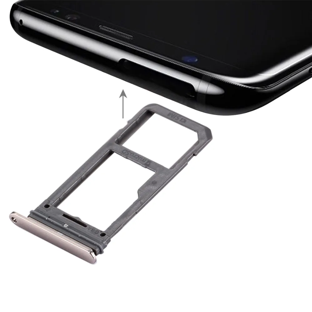 Для Galaxy S8 слот для sim-карты держатель для карты SD лоток для sim-карты адаптер для ремонта, замена, аксессуары