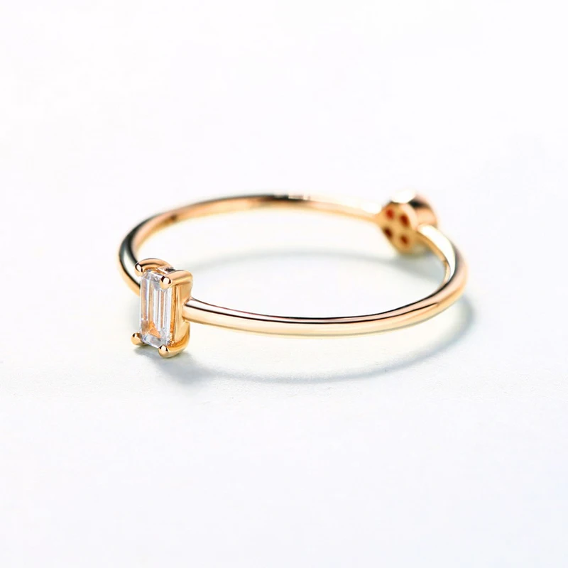 JXXGS хит продаж красный корунд с белым цирконием кольцо 14k золото очаровательное