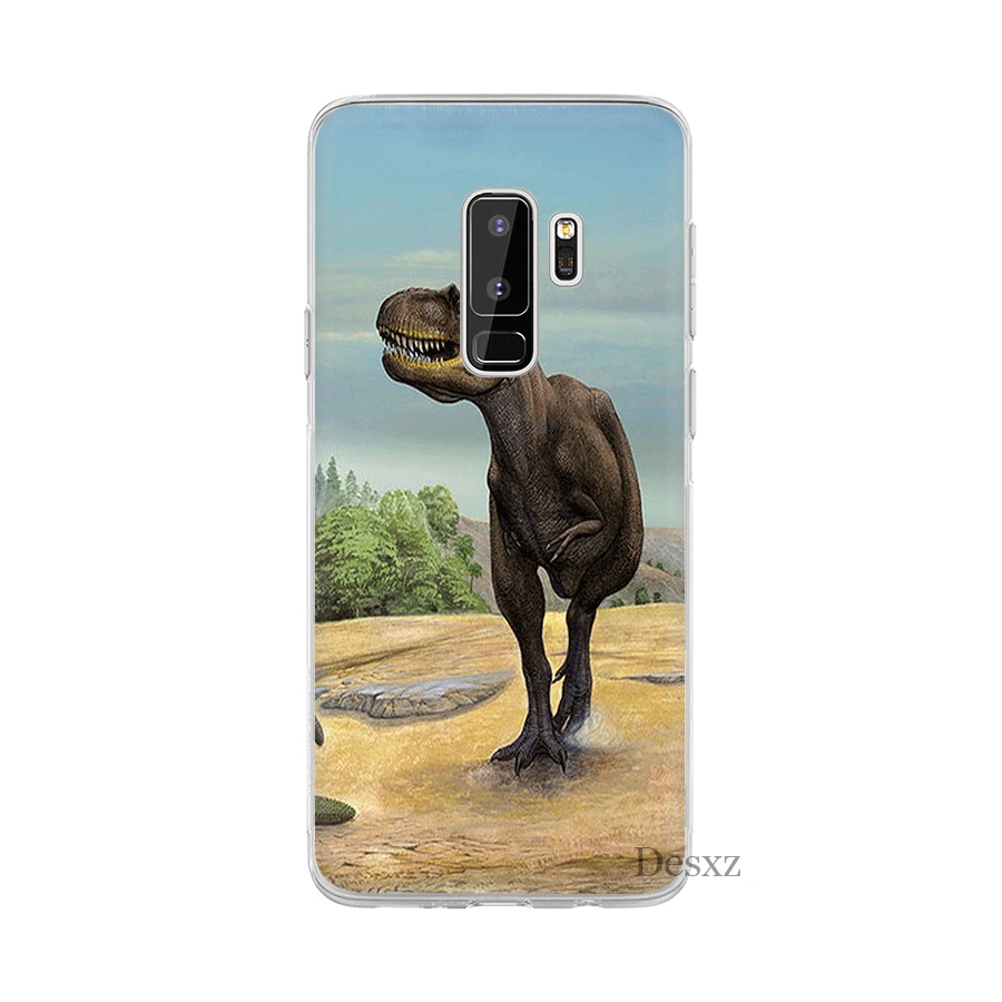 Жесткий чехол Desxz Dinosaur для Samsung A7 A9 A5 A3 A10 A30 A40 A50 A70 A8 A6 Plus | Мобильные телефоны и