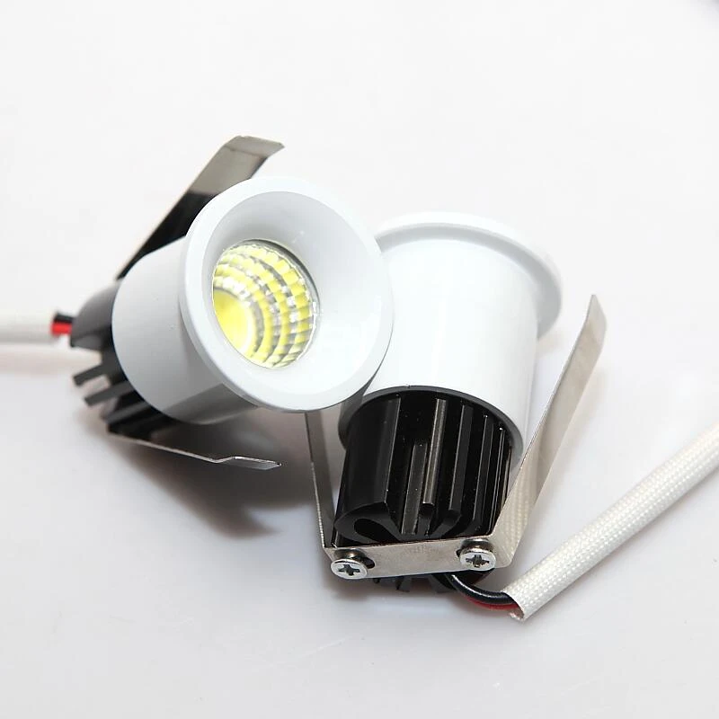 10 шт. миниатюрный Потолочный Мини светильник 5 Вт 110 В 220 В|light down|cob ledspot dimmable |