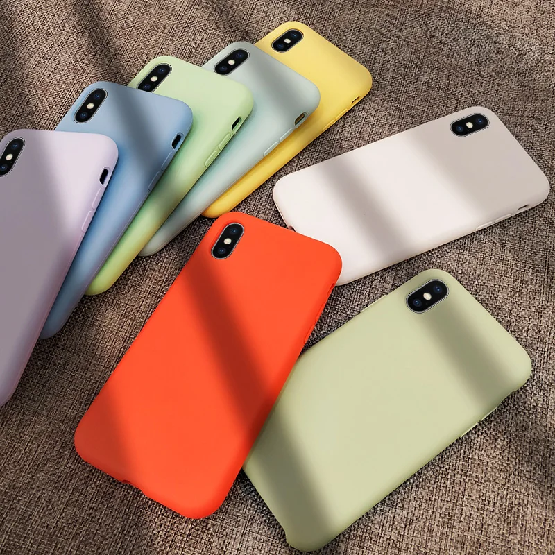 Оригинальный официальный силиконовый чехол для телефона iPhone XS MAX XR X Чехлы Apple 7 8 6 S