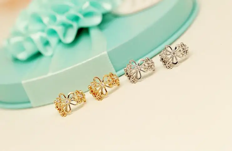 2018 горячая Распродажа листья женщина без уха пирсинг клипы Earcuff kolczyki ohrclips серьги