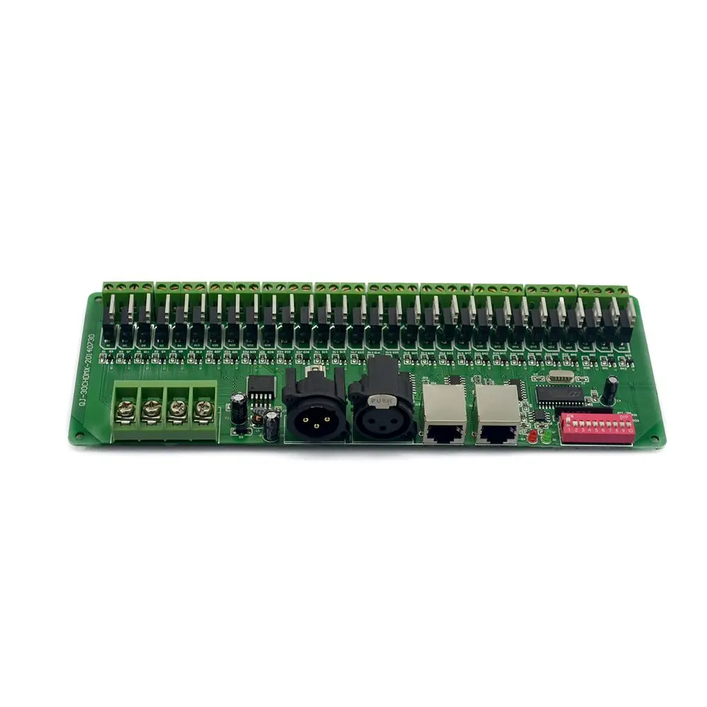 Один DMX светодиодный декодер контроллер для RGB Светодиодные полосы света DMX512