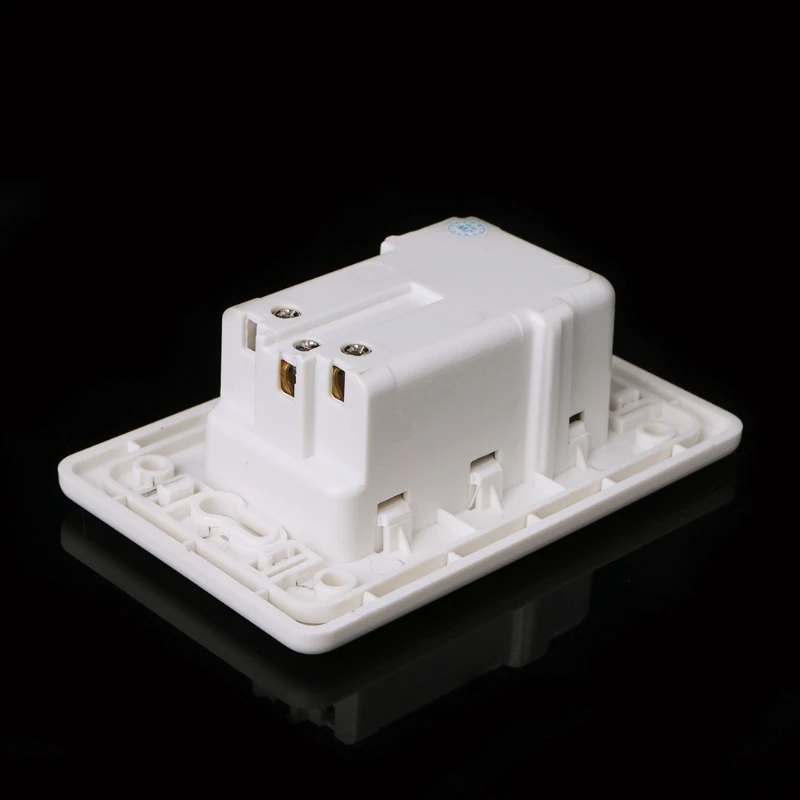 15A WallDouble Standard Power Socket Adapter Dual Ports USB Charger Panel 5V 2.1A Mar28 | Обустройство дома