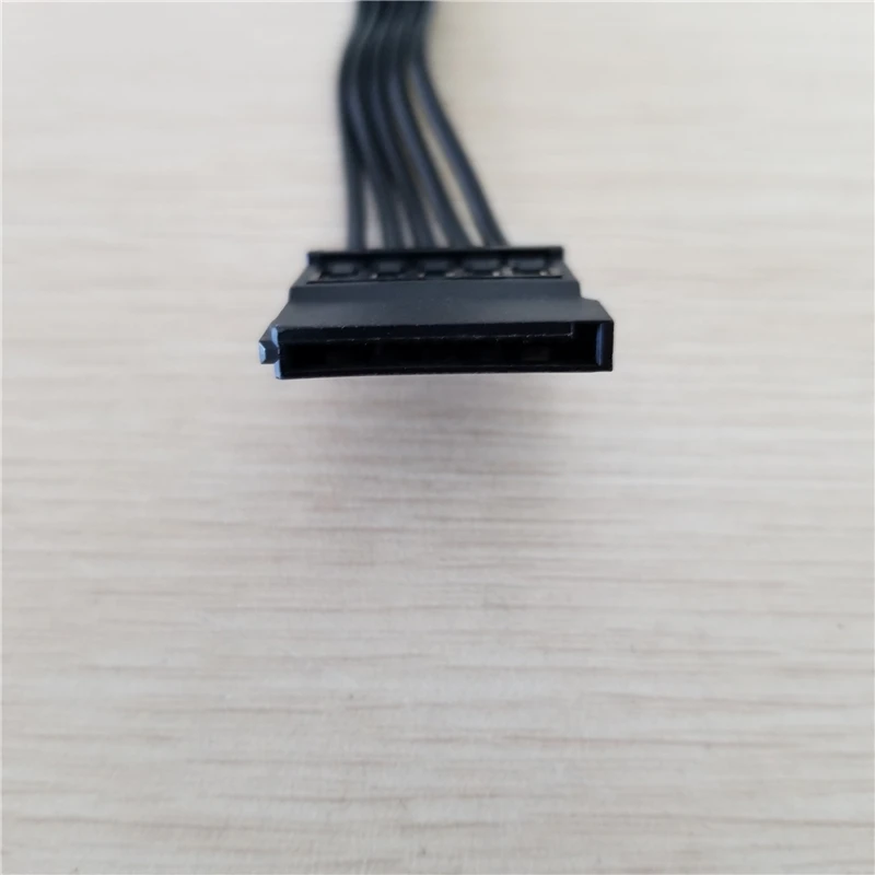 PC Server Computer Hard Drive 15Pin SATA 1 Male to 3 Female Splitter Power Cable Cord 18AWG |