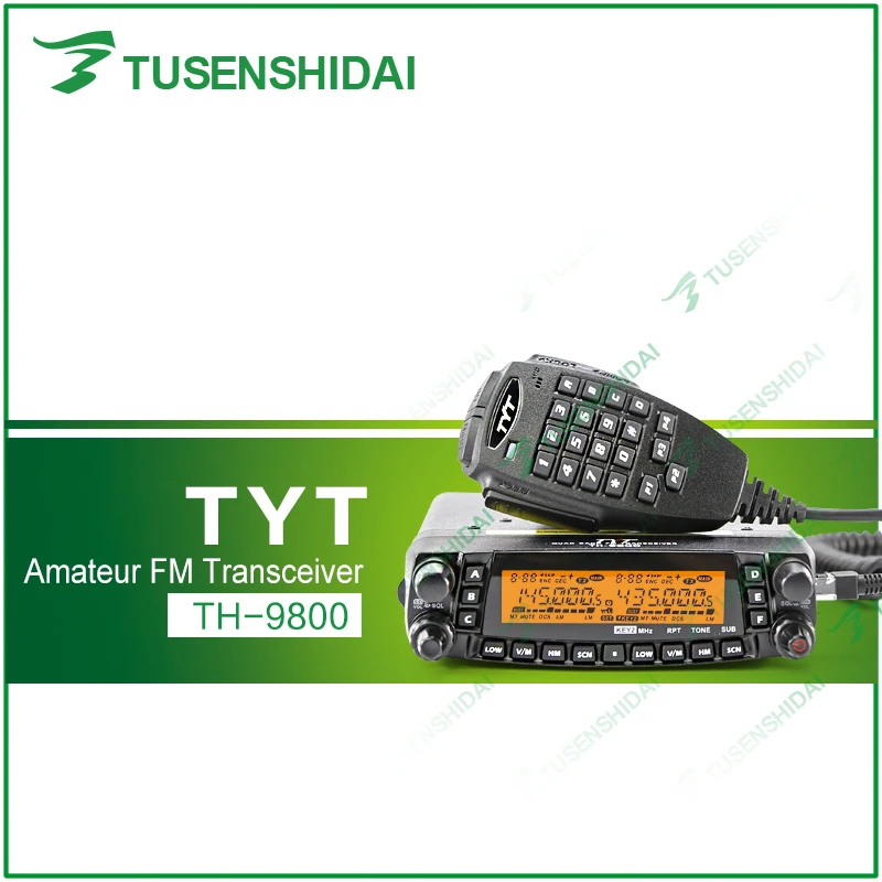 Factory Authorized TYT TH-9800 Plus 50W Scrambler VHF UHF HF Transceiver