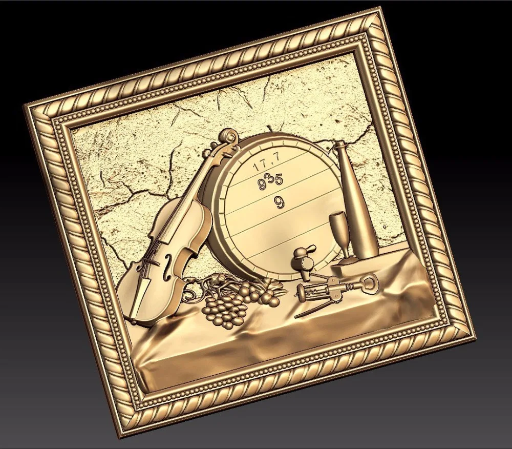 Модель 3d STL для фрезерного станка с ЧПУ гравировальный станок рельефный Artcam Aspire