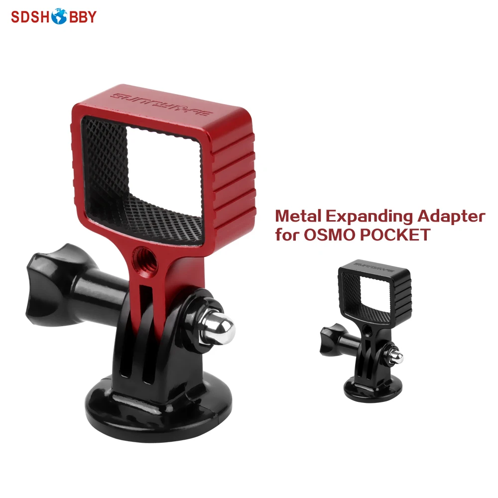 

Sunnylife Aluminum Alloy 1/4 Adapter Extension Kit Mount Stand for POCKET 2/OSMO POCKET Gimbal Camera