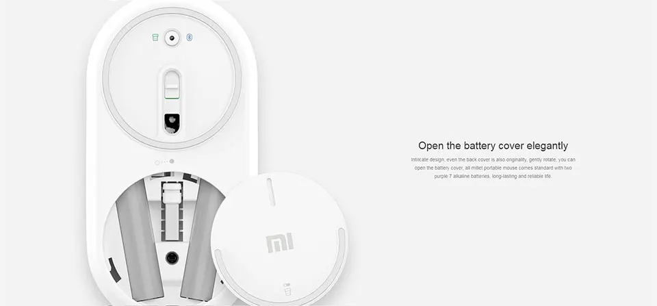 Оригинальная Xiaomi mi беспроводная мышь портативные игровые мыши Alu mi nium Сплав ABS Материал 2,4 ГГц WiFi Bluetooth 4,0 управление подключение