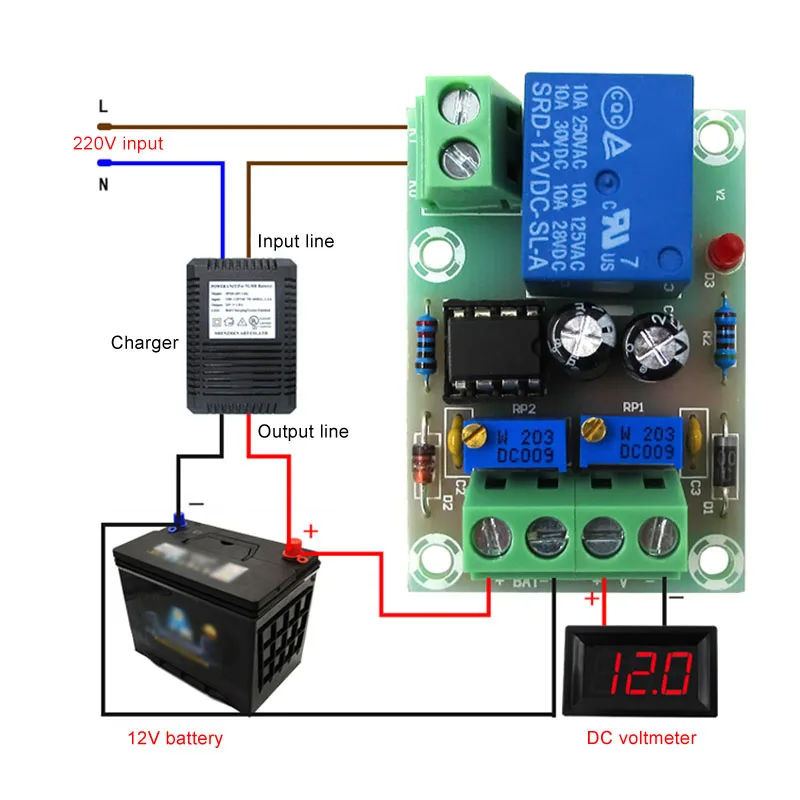 New Hot Battery Charging Control Board Smart Power Supply Switch Module 12V/24V 6-60V | Безопасность и защита