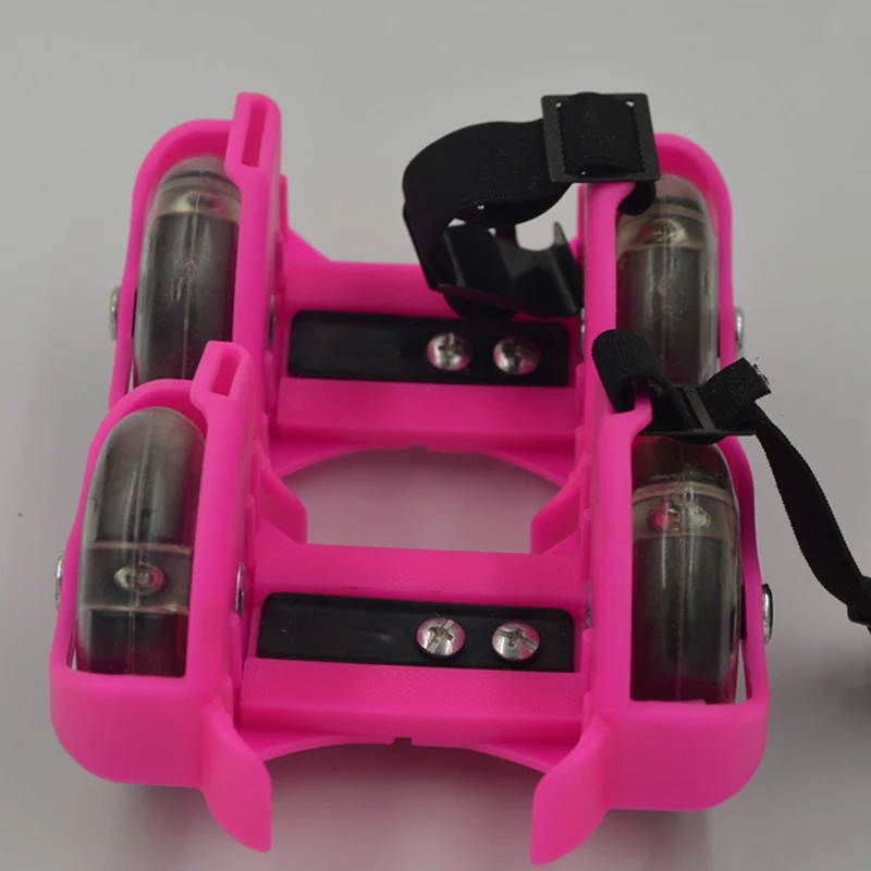 Маленький вихревой шкив детский мигающий колеса детская обувь для скейтбординга