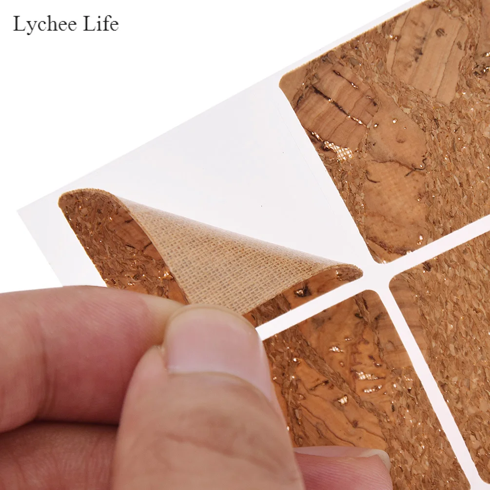 Lychee Life деревянные этикетки ручной работы клейкая наклейка упаковка герметизация декоративные этикетки Diy Швейные материалы
