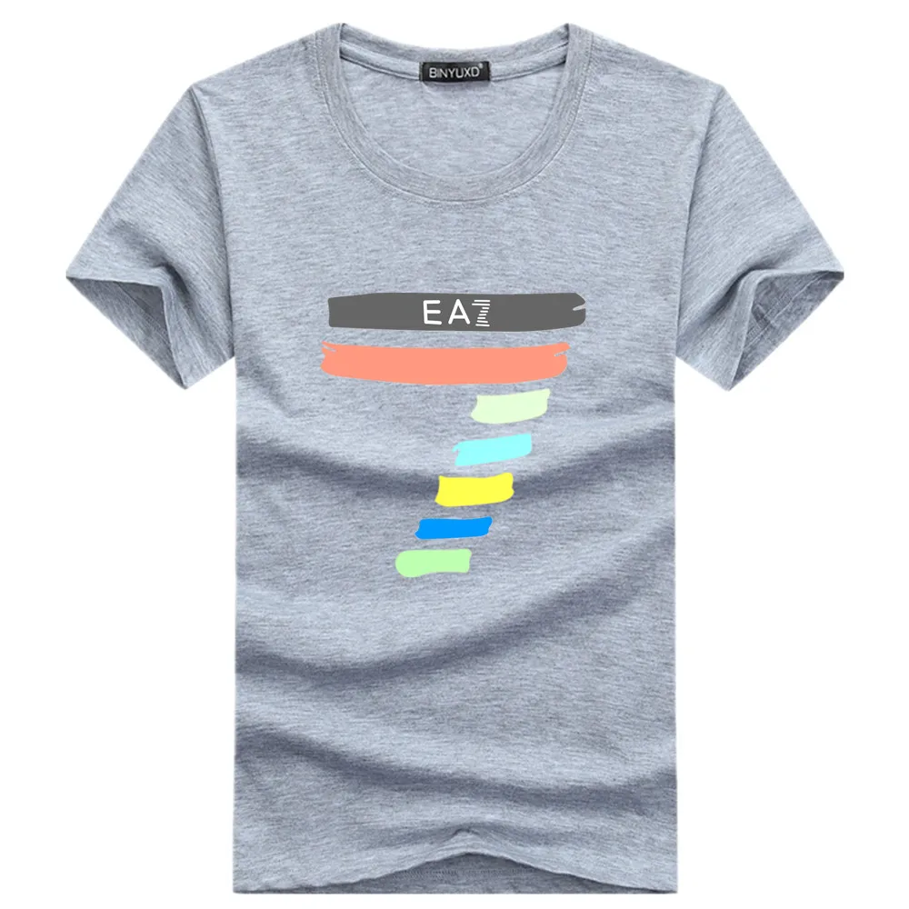 Новинка 2019 Мужская футболка летняя акция модная в стиле хип-хоп с круглым вырезом