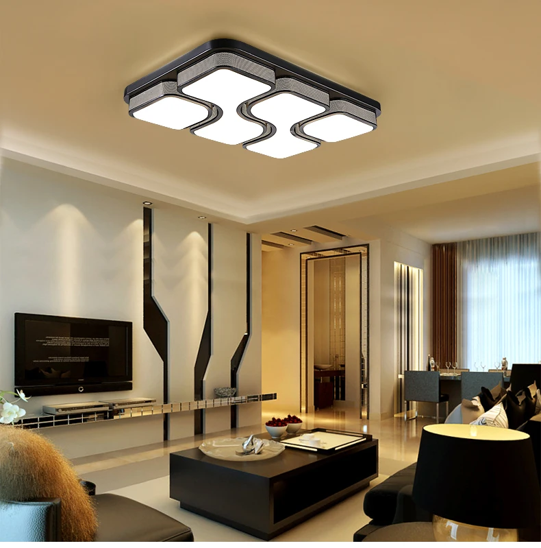 Светильник Потолочный черный/белый 220 В переменного тока|modern led ceiling lights|ceiling