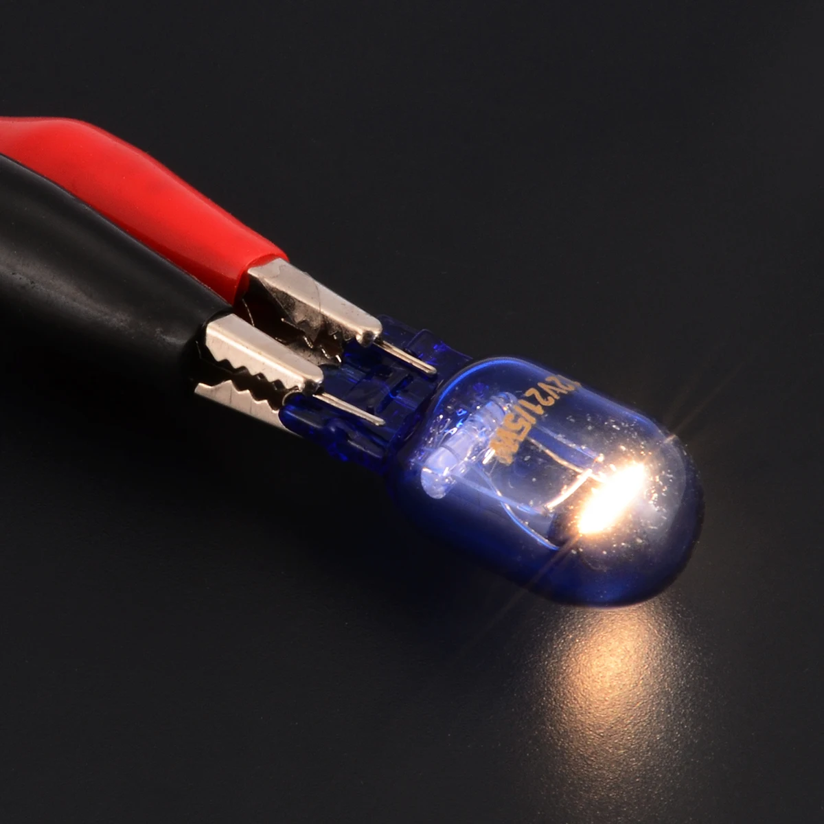 

2pcs T20 W21/5W Natural Blue Glass 7443 Signal Lamp Parking Halogen Light Day-time Running Bulb 12V 6500K