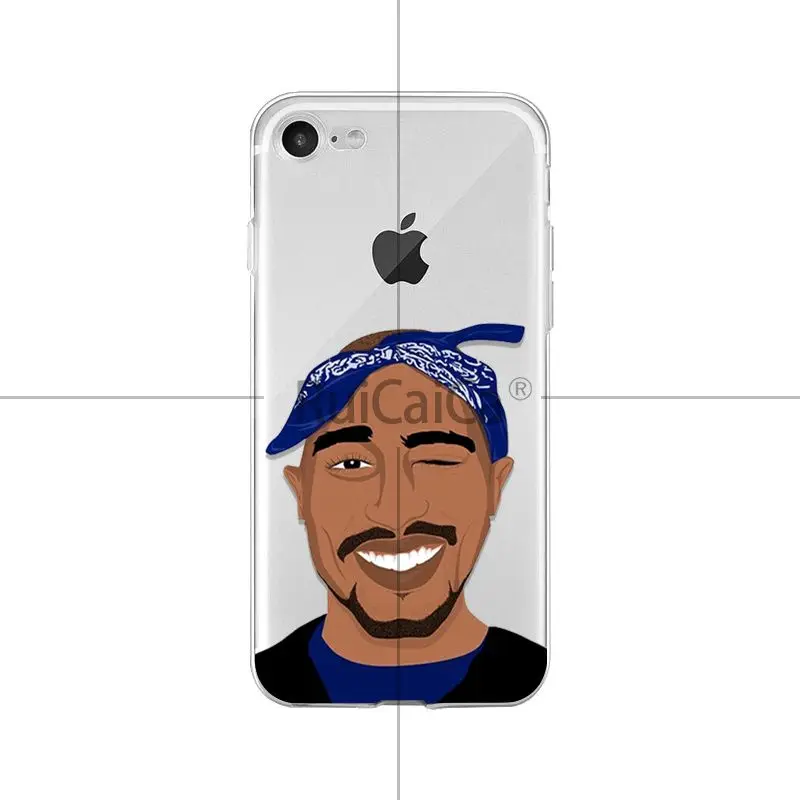 Роскошный защитный чехол Ruicaica 2Pac Makaveli Tupac Amaru Shakur для мобильных телефонов Apple iPhone 8