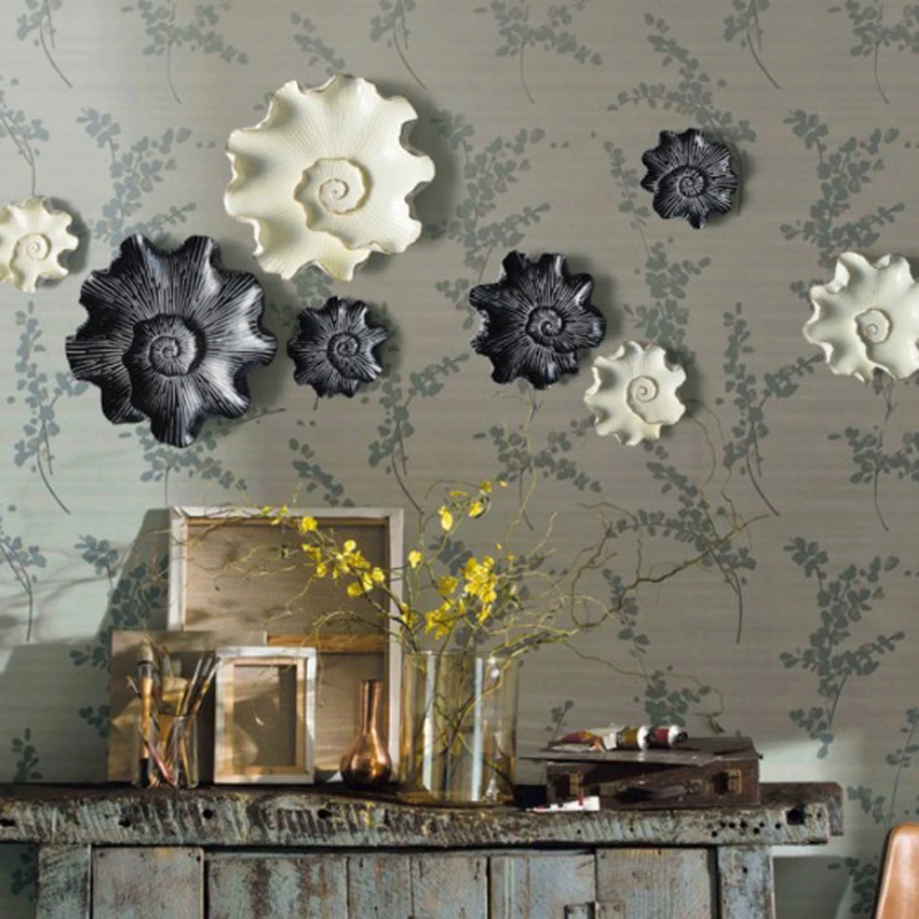 Украшение из смолы в виде листьев лотоса украшение для дома Настенный декор