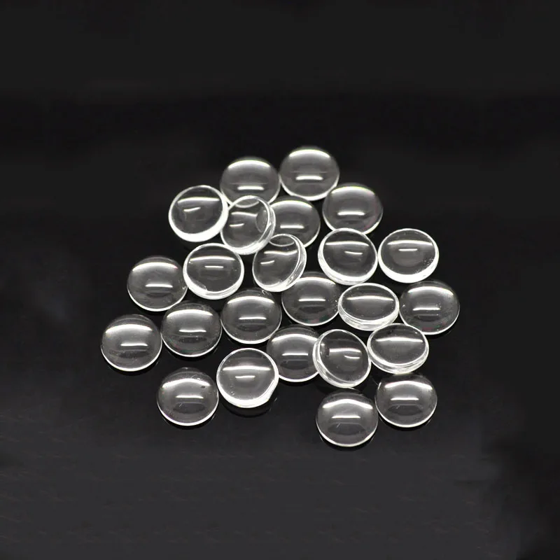 100 шт. прозрачный стеклянный кабошон купольное уплотнение круглый настройки 10 мм