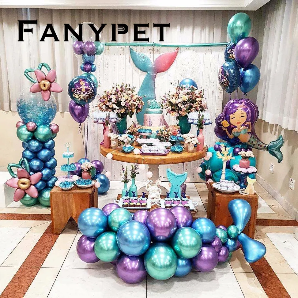 50/100 шт. декоративные жемчужные шары из металлического сплава|Воздушные и