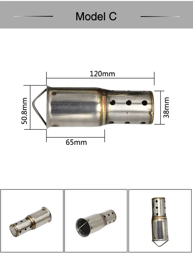 Sclmotos-мотоцикл выхлопной дБ убийца для Akrapovic глушитель катализатор дБ убийца глушитель шумоподавитель для внедорожного велосипеда
