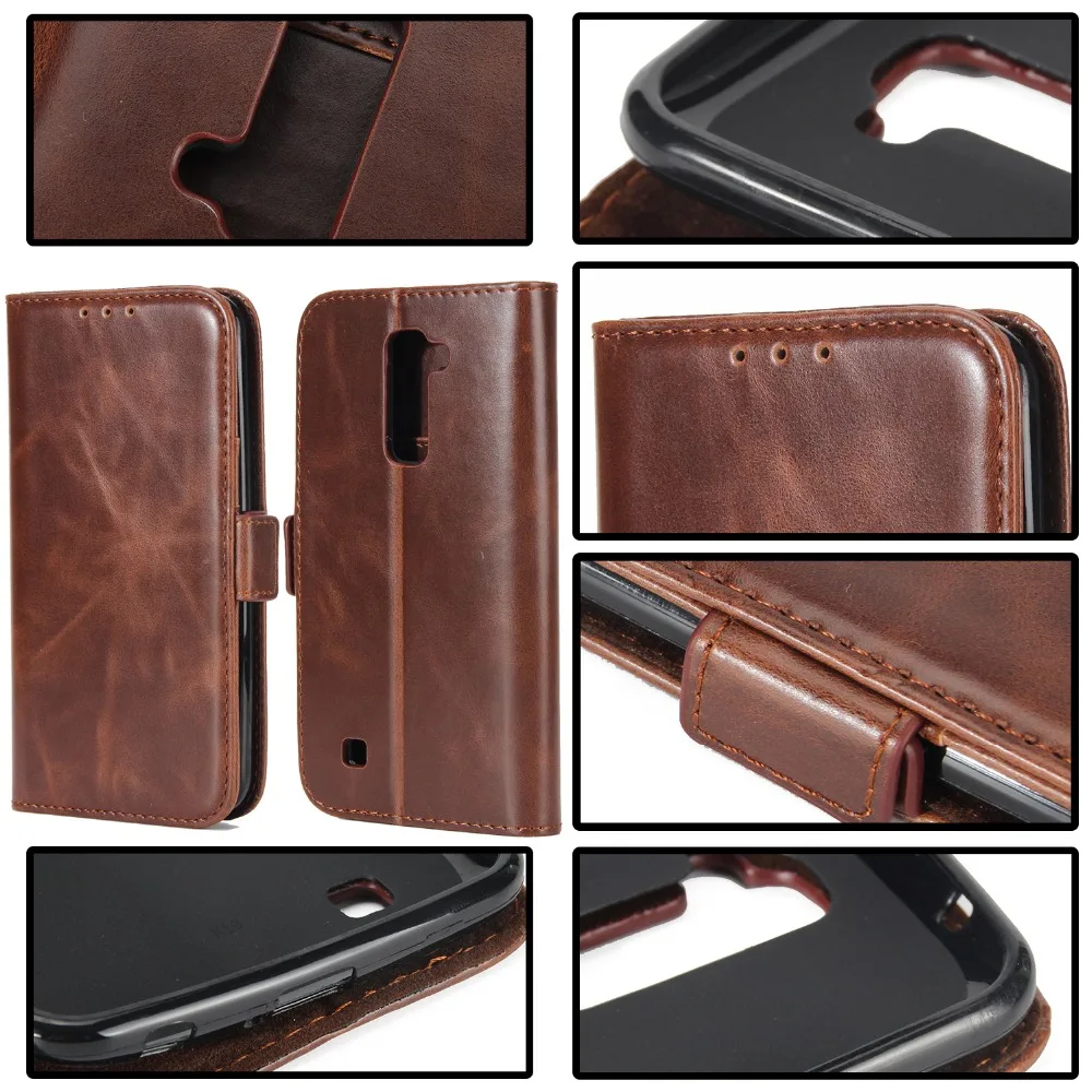 PU Leather Flip Phone Case For LG K4 K8 K10 2017 G6 X Power 2 Wallet Card Pocket Business Fashion Cute Cover Cases |