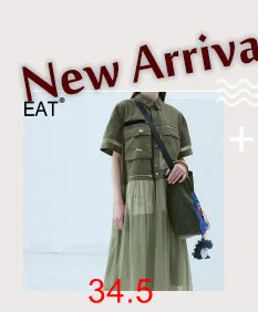 DEAT Spring Summer New Solid Color Single Row Button Retro Trench Coat Short Coat Leading The Fashion Trend WI118
