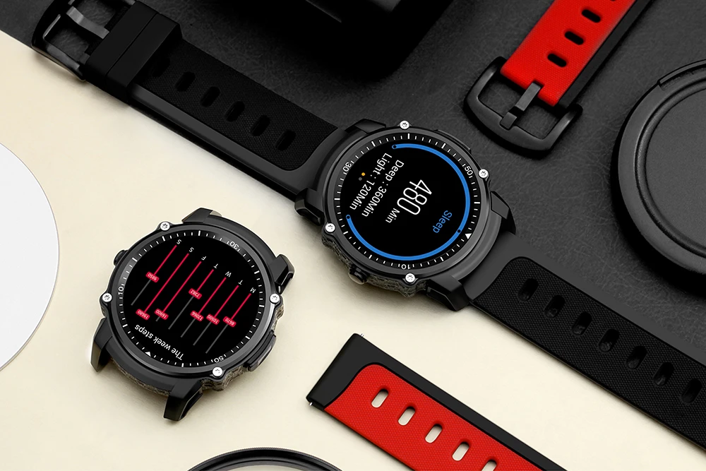 WQ FS08 gps Смарт-часы Android часы фитнес-трекер для измерения сердечного ритма Smartwatch IP68 водонепроницаемый gps трекер активности Smartwatch