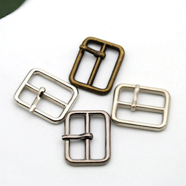 

60pcs/lot 19.5mm 0.75inch metal square pin buckle zinc alloy buckle nickle/bronze/black free shipping BK-031