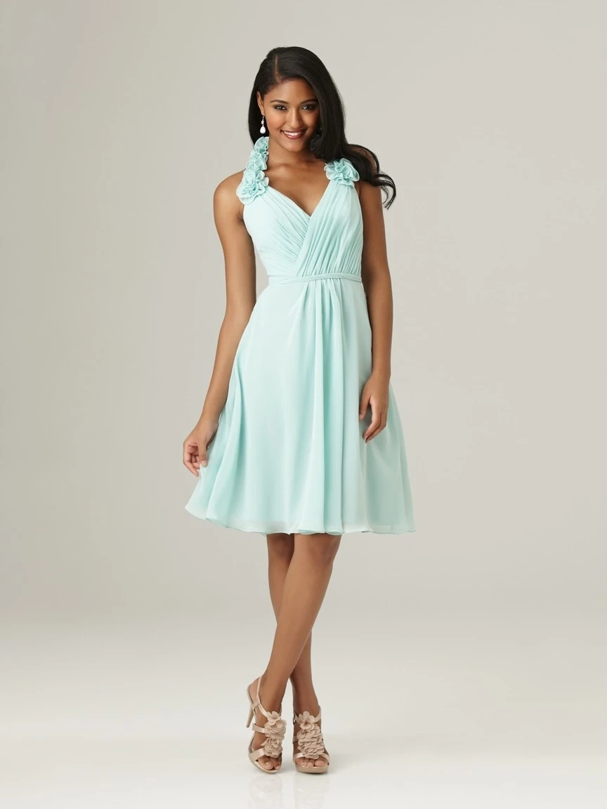 2019 очаровательное цветочное ТРАПЕЦИЕВИДНОЕ шифоновое платье для подружки