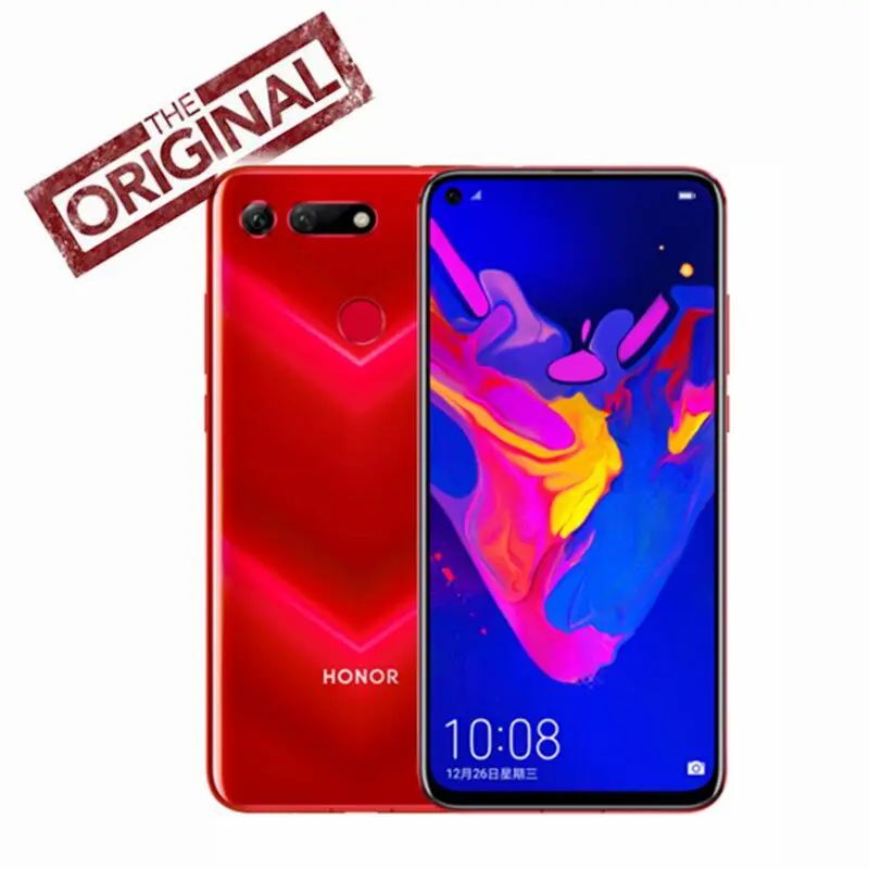 Новинка,, Honor View 20, Смартфон Honor V20, 8 ГБ ОЗУ, 256 Гб ПЗУ, Поддержка NFC, быстрая зарядка, сотовый телефон, ОС Android 9,0, МП