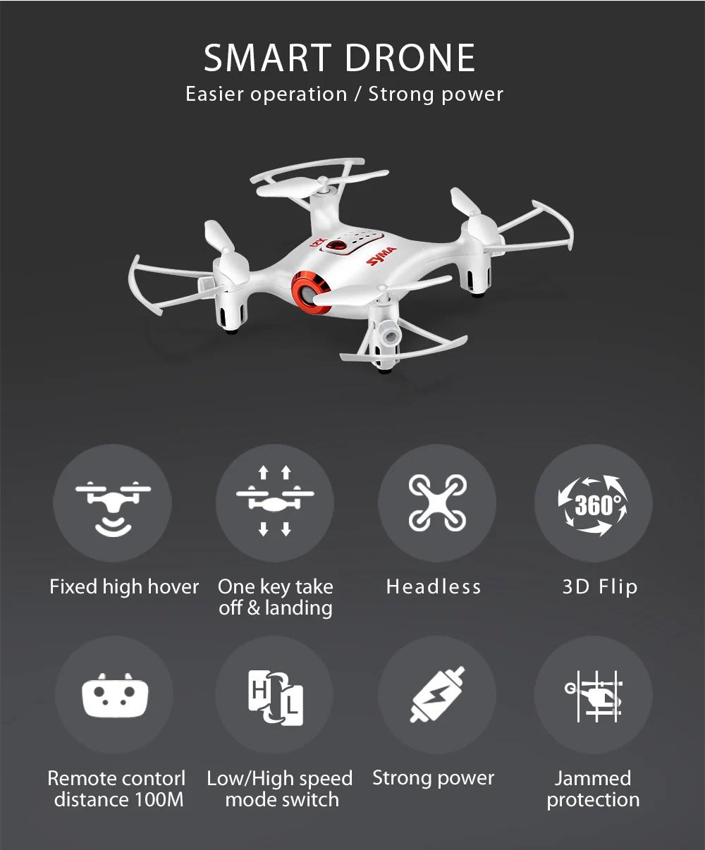 SYMA Offcial X21 Дрон Радиоуправляемый вертолет Радиоуправляемый квадрокоптер мини Дрон Квадрокоптер без камеры дистанционного управления Roy для детей подаренный аккумулятор