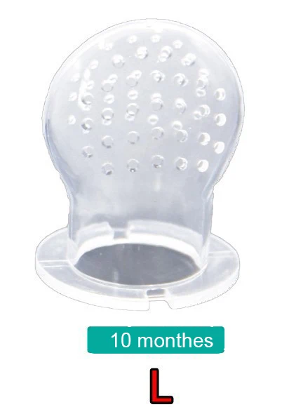 Infant Food Nipple Feeder Silicone Pacifier Fruits Mills Infant Learn Food Feeding Supplies Soother Nipples Pacifier Tool - Цвет: L