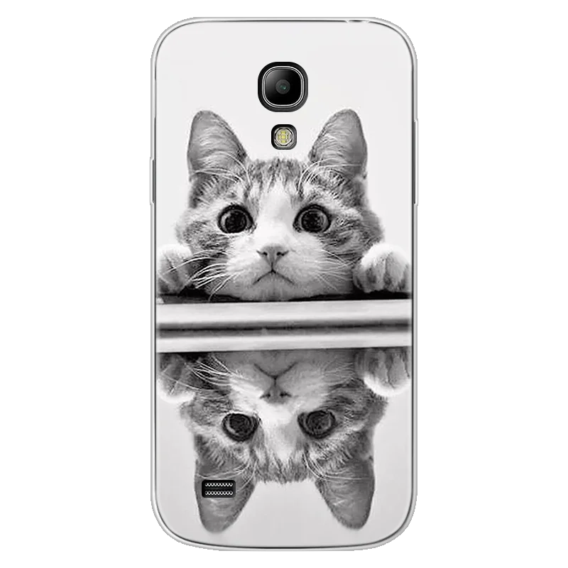 dymao Мягкий чехол из ТПУ с мультяшным котом для samsung Galaxy S4 Mini, силиконовый чехол для samsung Galaxy S4 Mini S 4 Mini, чехол s, задняя крышка - Цвет: dymao