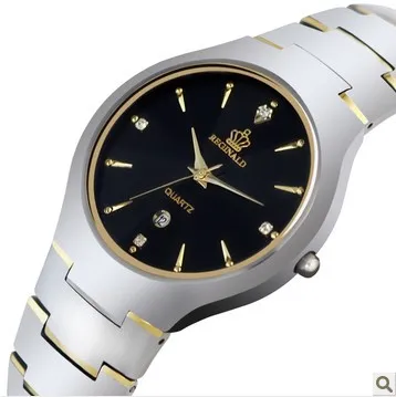 2018 New Men s Watch Luxury Brand Quartz Wristwatches Crystal Waterproof Tungsten Steel Calendar Date Week Men Business Watches