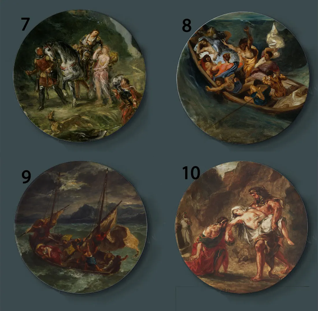 Delacroix Лодка на ветру и искусственная керамическая домашняя декоративная