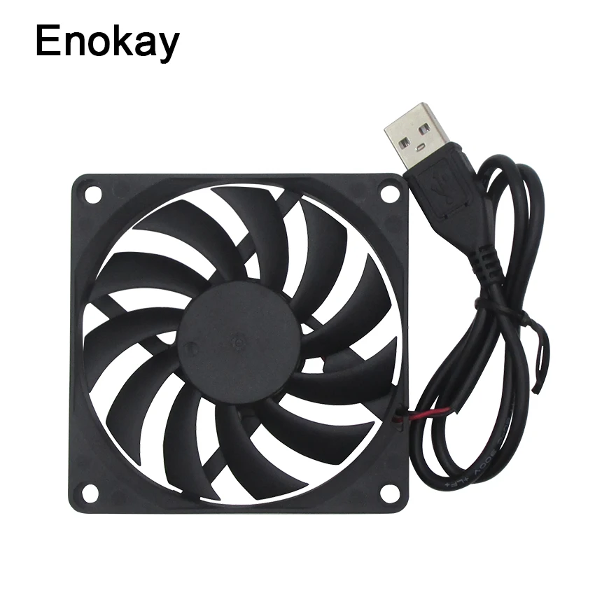 5 штук 8010S 80 мм 80x80x10 мм 8 см DC 5 в USB разъем кулер вентилятор