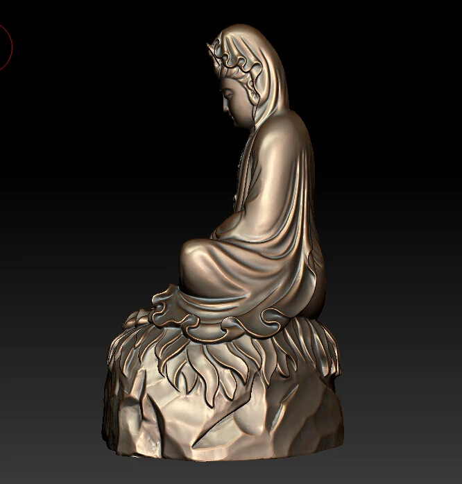 3d модель рельef для ЧПУ в формате STL Avalokitesvara затонуло | Инструменты