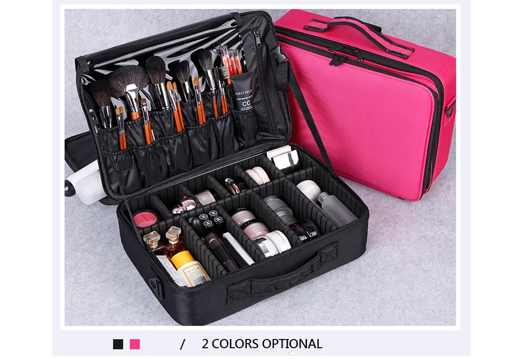 Женская модная косметичка для путешествий, органайзер для макияжа, профессиональная косметичка, косметичка, косметический чехол, косметичка