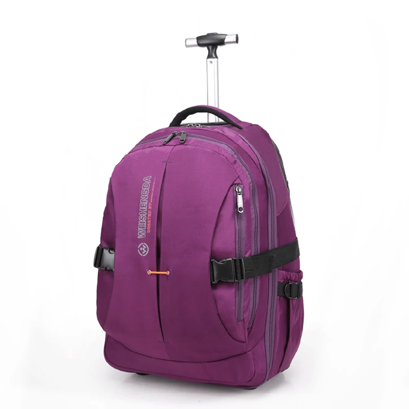 Один чемодан на колесиках компьютерный деловой рюкзак мужской и женский